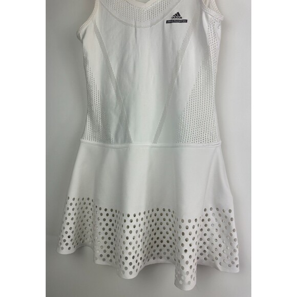 Adidas X Stella McCartney Barricade White Tennis Dress No Shorts Size Small - Picture 4 of 16